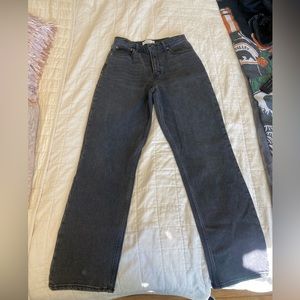 Abercrombie&Fitch Curve Love 90s Straight Ultra High Rise